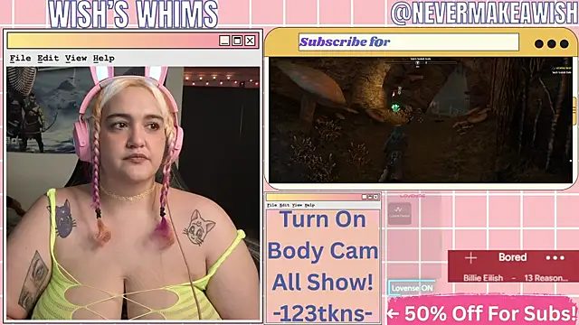 Show Webcam de nevermakeawish