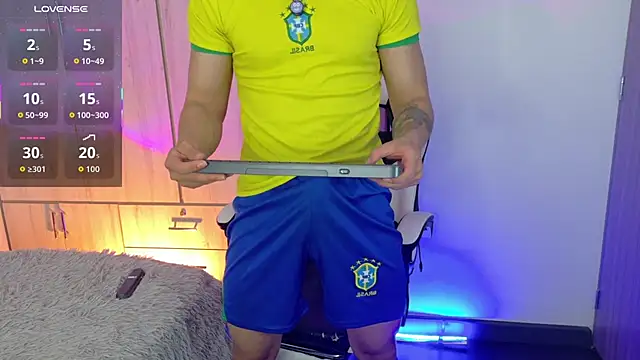 Show de Saimonvela na webcam