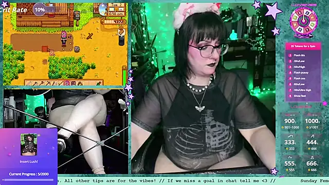 Show webcam de LadyMarzanna