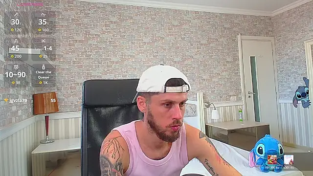 Show modela JonahShaw na web-kameri