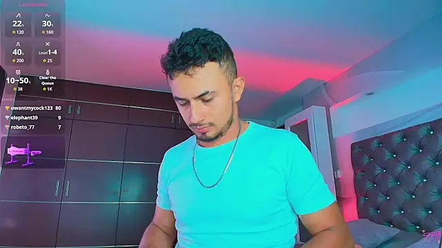 Show de Valentiinoss na webcam