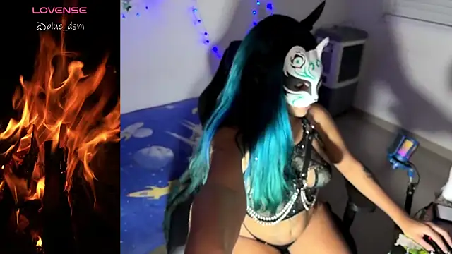 Show de bluesubmissive na webcam