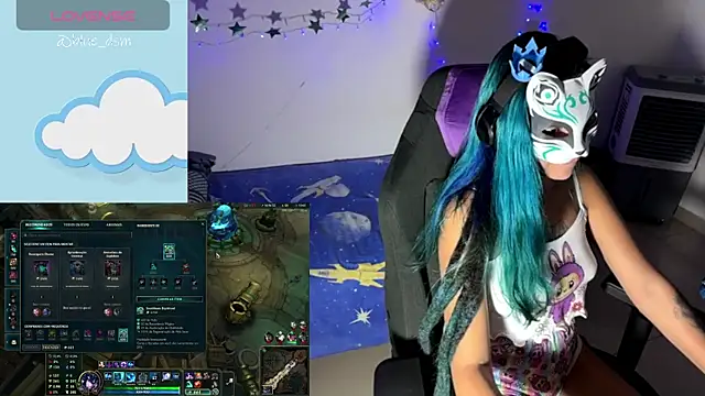 Show de bluesubmissive na webcam