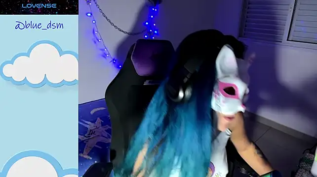 Show de bluesubmissive na webcam