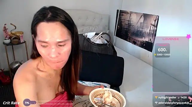 Show de NinaDOM4CUM na webcam