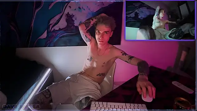 Show modela davesinner na web-kameri