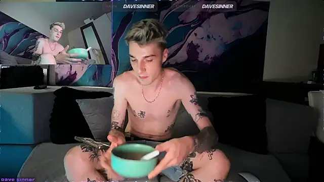 davesinner webkamerás műsora