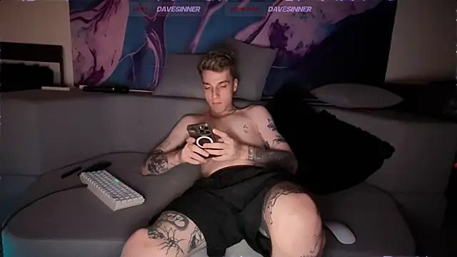 Show de davesinner na webcam