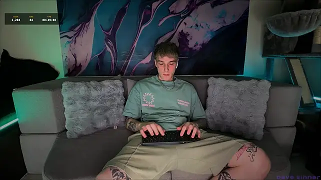 davesinner Adlı Modelin Web Kamerası Şovu
