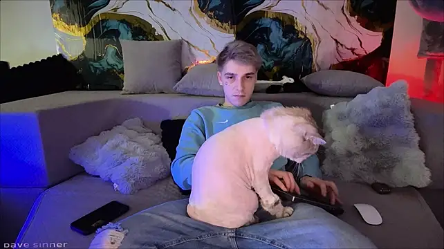 Show de davesinner na webcam