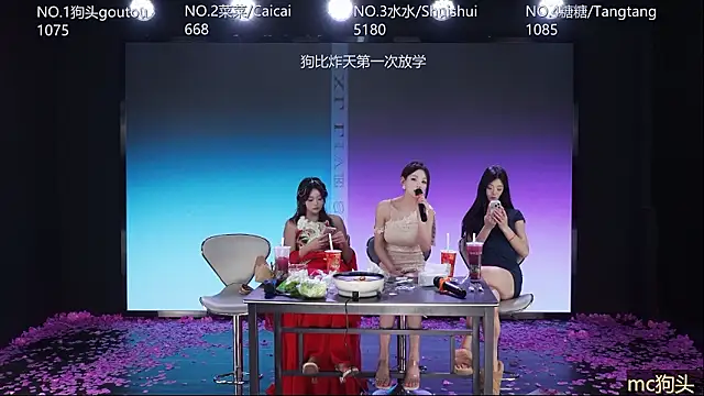 Show de SK-001 na webcam