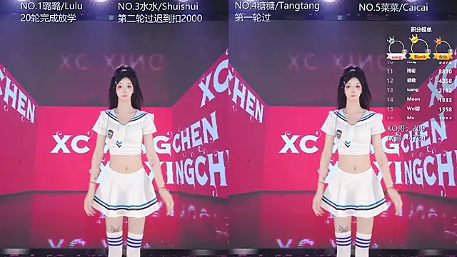 Show de SK-001 na webcam