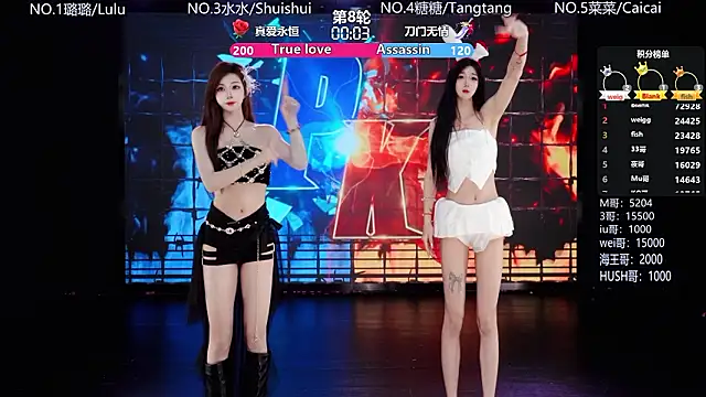 Show de SK-001 na webcam