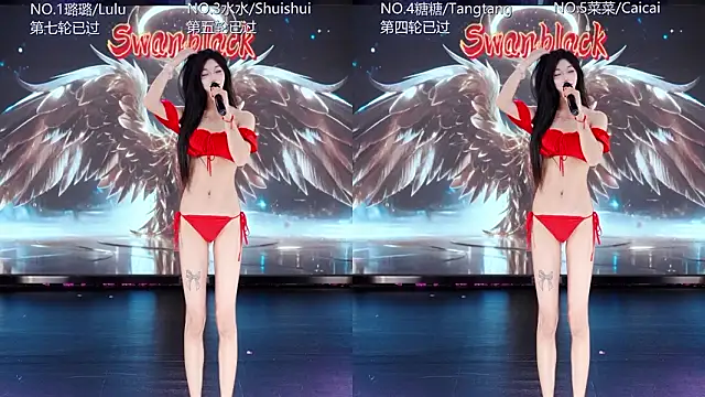 Show de SK-001 na webcam