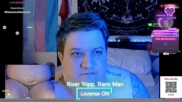 Show de RiverTripp na webcam