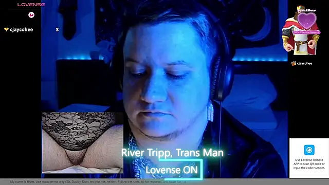 Show de RiverTripp na webcam
