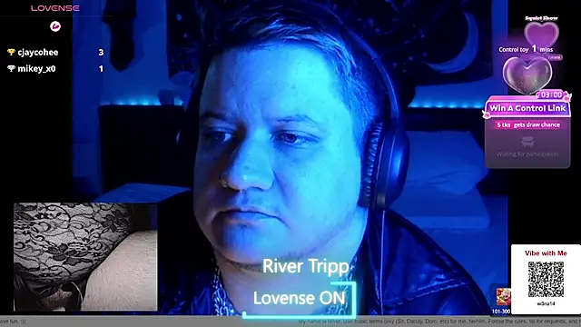 Show de RiverTripp na webcam