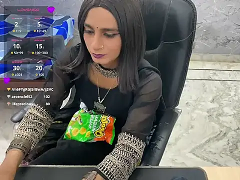 Show modela LuvLayla na web-kameri