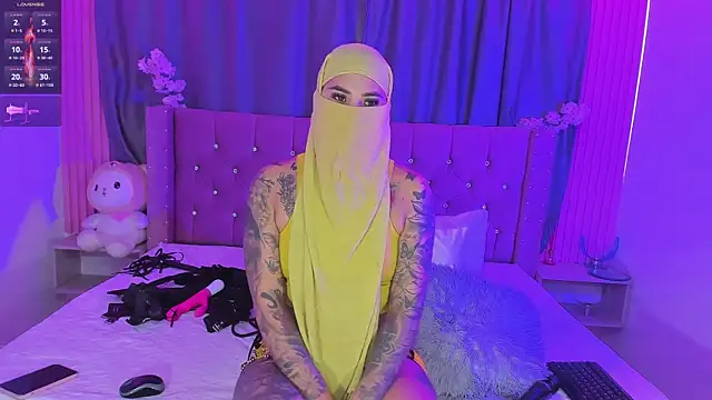 Show de Nayla-Mouna na webcam