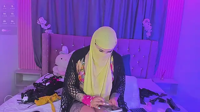 Show de Nayla-Mouna na webcam