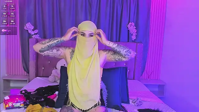 Show de Nayla-Mouna na webcam