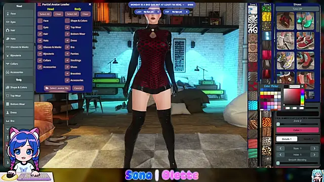 Show Webcam de SonaBoobvelle