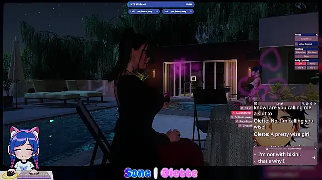 Show de SonaBoobvelle na webcam