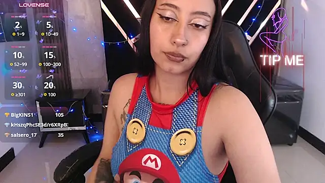 Show de m_eris_s na webcam