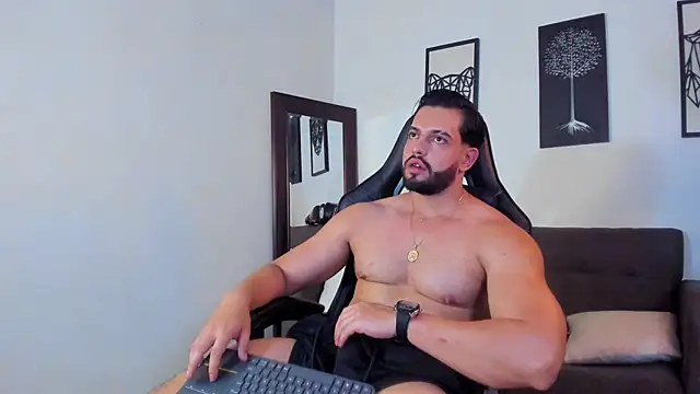 Show de Justin_kingX7 na webcam