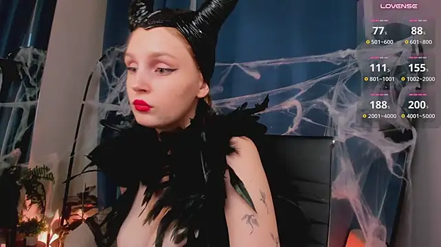 Show de HoneyLace_ na webcam