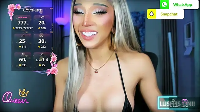 Show modela UrDominantBella na web-kameri