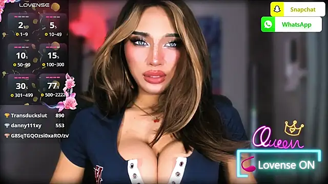 Show modela UrDominantBella na web-kameri