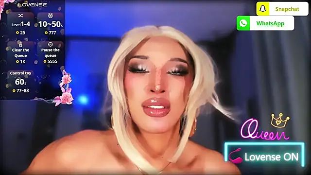 Show modela UrDominantBella na web-kameri