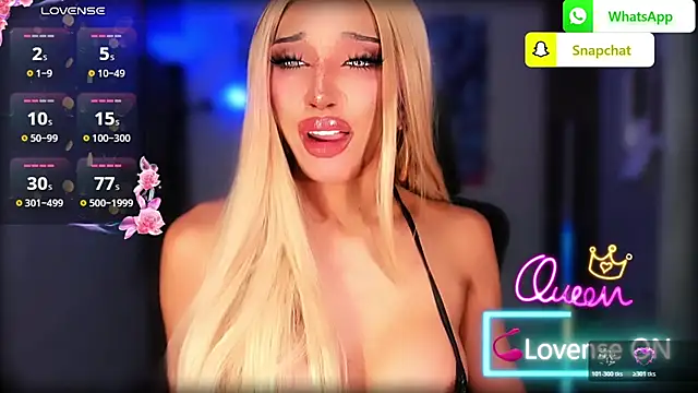 Show modela UrDominantBella na web-kameri