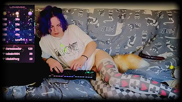 SparkyFerret Adlı Modelin Web Kamerası Şovu
