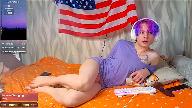 Show de SparkyFerret na webcam