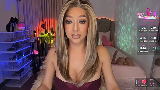 Webkamerová show GoddessTransContessa