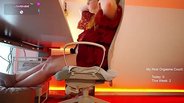הופעת וובקאם של GingerAleMILF