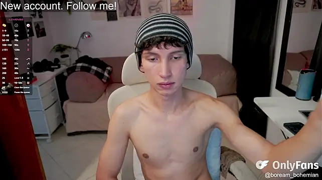 Show modela boream na web-kameri