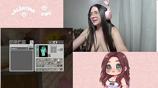 Pertunjukan Kamera Web valentinauwu