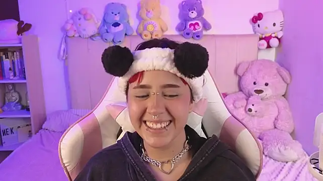 Show de NekoWaifu na webcam