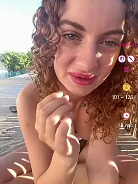 CurlyChloen Webbikameraesitys