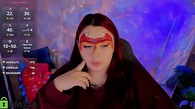 הופעת וובקאם של Mia_R0ss