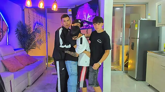 Show de Houseofwarrios na webcam