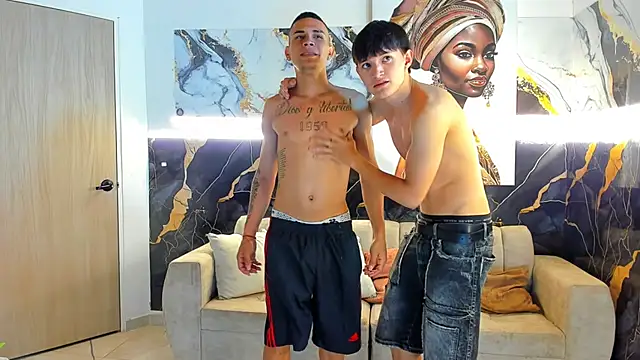 Show de Houseofwarrios na webcam