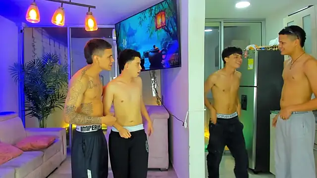 Show de Houseofwarrios na webcam
