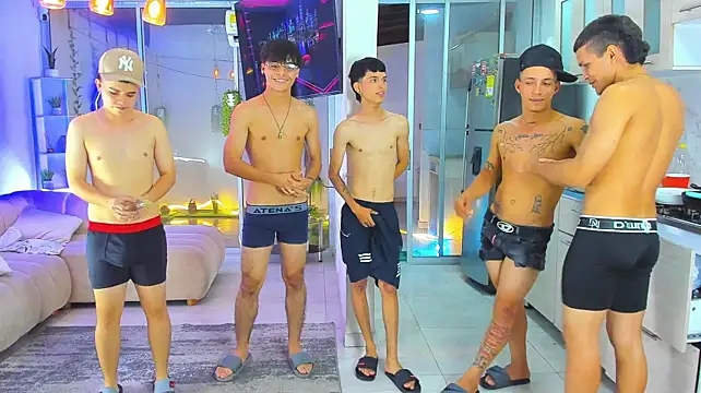 Show de Houseofwarrios na webcam