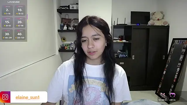 Chat +18 de elaine_sun1 ao vivo
