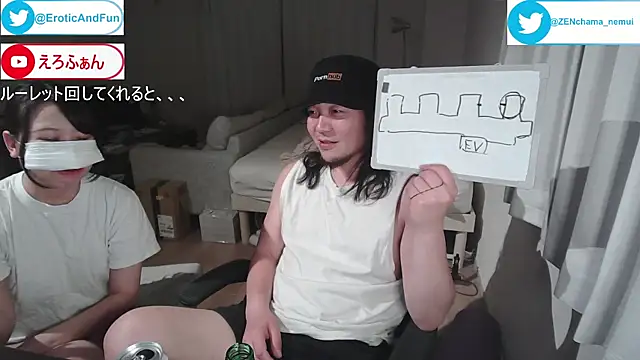 EAFfacedownのウェブカメラショー