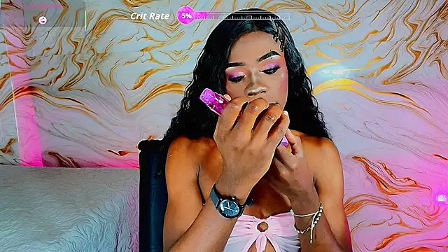 Show de EbonyHansNight na webcam